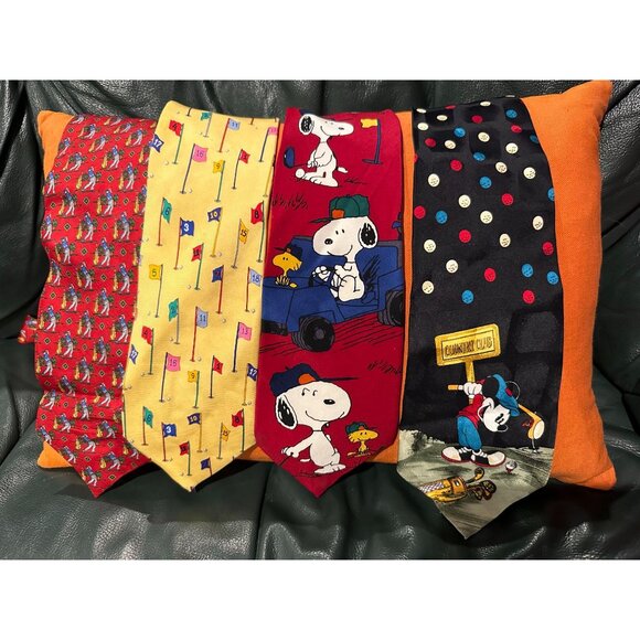 10 Amazing lot of mens designer ties Golf Themed - Picture 2 of 7